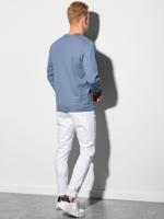 Sweater - Heren - Blauw - B1153-7 - thumbnail