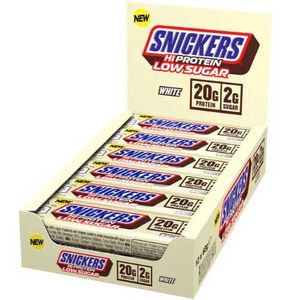 Snickers White Low Sugar High Protein Bar 12 repen