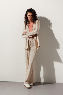 Tramontana Crinkled Satin Blazer C40-15-801 Blazers 002000-sand