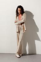 Tramontana Crinkled Satin Blazer C40-15-801 Blazers 002000-sand