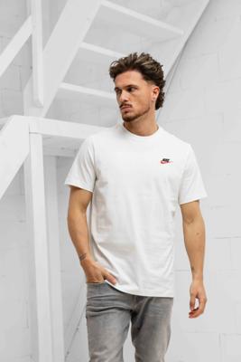 Nike Sportswear T-Shirt Heren Wit - Maat M - Kleur: Wit | Soccerfanshop