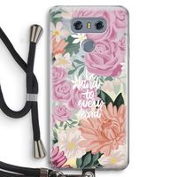 Kindness matters: LG G6 Transparant Hoesje met koord
