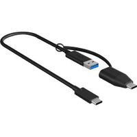 IB-CB033 USB-C > USB-A en USB-C Kabel