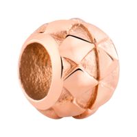 Bead voor beadsarmbanden Met roségoud verguld chirurgisch staal Beads
