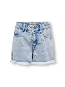 Kids ONLY zomer jeans short meisjes - blauw - Kogrobyn
