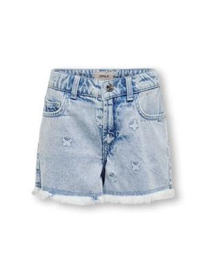Kids ONLY zomer jeans short meisjes - blauw - Kogrobyn