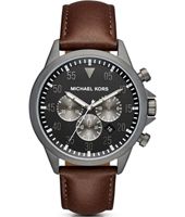 Horlogeband Michael Kors MK8536 Leder Bruin 22mm