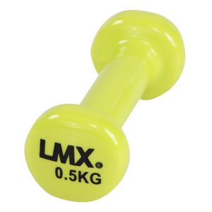 LMX. Vinyl dumbbellset l 0,5kg l Geel