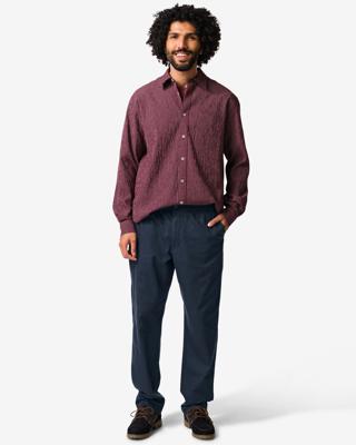 HEMA Herenbroek Bas regular fit donkerblauw (donkerblauw)