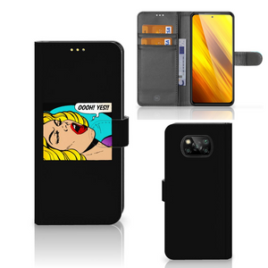 Xiaomi Poco X3 | Poco X3 Pro Wallet Case met Pasjes Popart Oh Yes