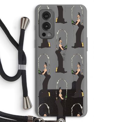 Pop Some Kim: OnePlus Nord 2 5G Transparant Hoesje met koord