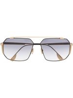 Cazal lunettes de soleil Mod. 755 à monture géométrique - Or