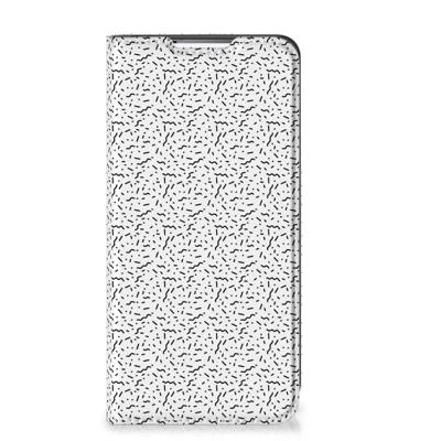 Samsung Galaxy S22 Plus | Hoesje met Magneet | Stripes Dots Samsung Galaxy S22 Plus | Hoesje met Magneet | Stripes Dots