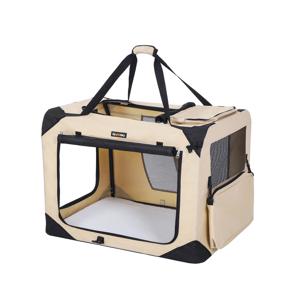 Opvouwbare hondentas, beige / Xl (81 X 58 X 58 cm)