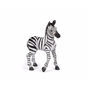 Plastic speelgoed figuur baby zebra 9 cm