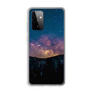 Travel to space: Samsung Galaxy A72 Transparant Hoesje