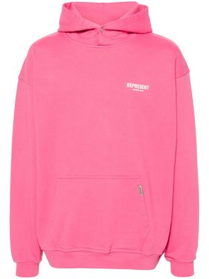 Represent hoodie Owners' Club en coton - Rose