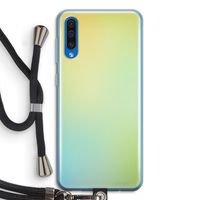 Minty mist pastel: Samsung Galaxy A50 Transparant Hoesje met koord