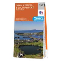 Wandelkaart - Topografische kaart 359 OS Explorer Map Oban, Kerrera, L - thumbnail