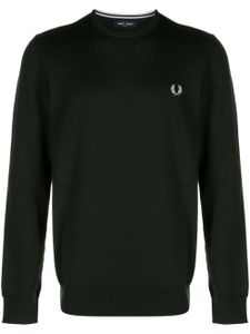 Fred Perry pull à logo brodé - Vert