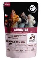PET REPUBLIC Sterile Rundvlees fijngesneden - nat kattenvoer- 100 g