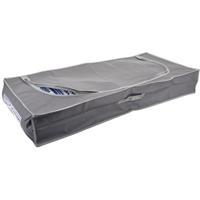 Dekbed/kussen opberghoes - grijs - polyester - 105 x 45 x 16 cm