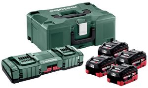 Metabo Basis-set 4 x LiHD 5.5 Ah + ASC 145 Duolader + Metaloc - 685180000