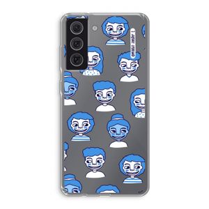 Gezichtjes: Samsung Galaxy S21 FE Transparant Hoesje