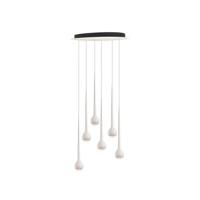 Grau Falling Sun Chandelier 6 - Wit