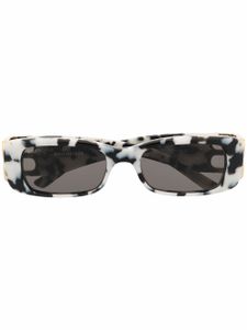 Balenciaga Eyewear lunettes de soleil Dynasty à monture rectangulaire - Blanc