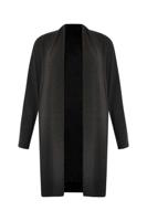 Yoek Vest met shawlkraag MELEE | Grijs | Maat 38/40