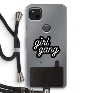 Girl Gang: Pixel 4a Transparant Hoesje met koord