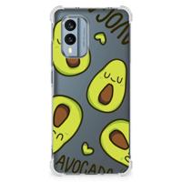 Nokia X30 Stevig | Bumper Hoesje | Avocado Singing