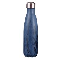 Thermische beker vacuüm kolf warmte waterfles draagbare RVS sport ketel (Deep Blue)