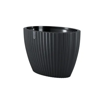 Vita bloempot Mika ovaal 60 antraciet