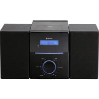 Denver MCA-240 Stereoset AUX, CD, FM Wekfunctie, Incl. afstandsbediening 2 x 20 W Zwart