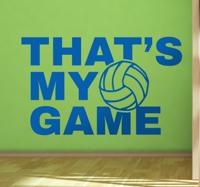 Muursticker Volleybal My Game