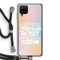 The prettiest: Samsung Galaxy A12 Transparant Hoesje met koord