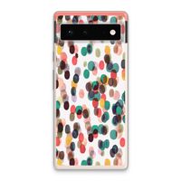 Tropical Dots: Google Pixel 6 Transparant Hoesje