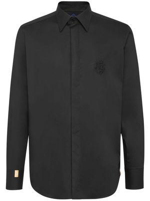 Billionaire chemise à logo brodé - Noir