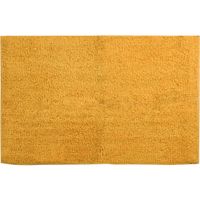 MSV Badkamerkleedje/badmat voor de vloer - saffraan geel - 45 x 70 cm   -