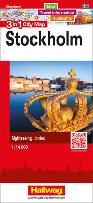 Stadsplattegrond Stockholm | Hallwag Stadsplattegrond Stockholm | Hallwag