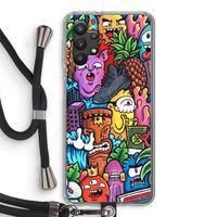 Vexx Mixtape: Samsung Galaxy A32 5G Transparant Hoesje met koord