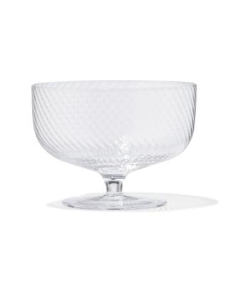 051 Ijscoupe Bergen Glas Twist Reliëf (transparant)