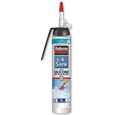 Sanitairkit - RUBSON - 2716027 - Voeg - Eenvoudig - Gezonde badkamer - Kit - Transparant - 200ml