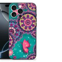 iPhone 16 Pro Max Leuk Telefoonhoesje Cirkels en Vlinders