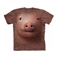 Dieren T-shirt varken/big voor volwassenen 2XL  - - thumbnail
