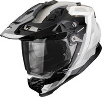 SCORPION ADF-9000 Air Patrol, Dual sport helm, Zwart-Zilver