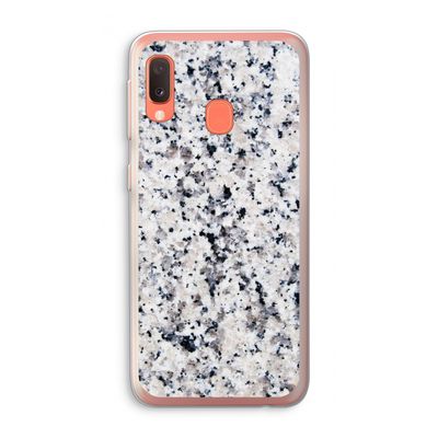 Gespikkelde marmer: Samsung Galaxy A20e Transparant Hoesje