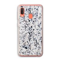 Gespikkelde marmer: Samsung Galaxy A20e Transparant Hoesje